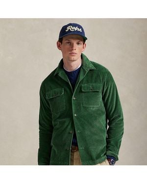 Ralph Lauren Classic Fit Corduroy Camp Shirt - Green