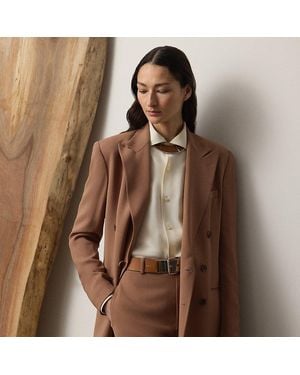 Ralph Lauren Chaqueta Harlee De Cady Elástico - Marrón