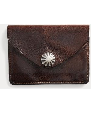 RRL Leather Card Case - Brown