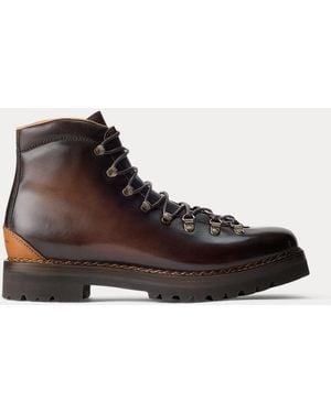 Ralph Lauren Darrow Calfskin Boot - Brown
