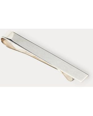 Ralph Lauren Sterling Silver Tie Clip - White