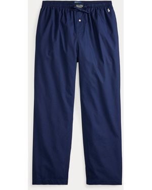 Polo Ralph Lauren Geweven Katoenen Pyjamabroek - Blauw