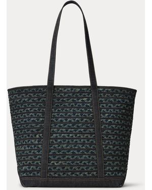 RRL Hand-Braided Tote - Black