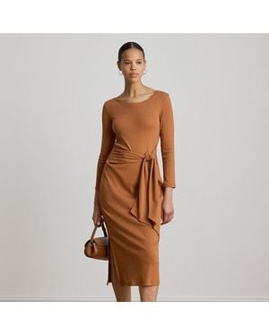 Designer Brown Long Sleeve Wedding Guest Dress for Women - Up to 61% off |  Lyst - Page 2