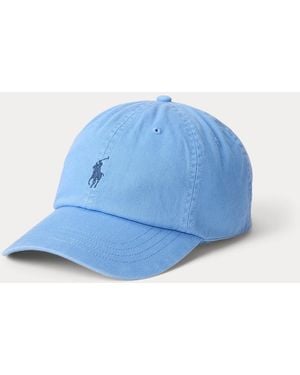 Ralph Lauren Embroidered Twill Ball Cap - Blue