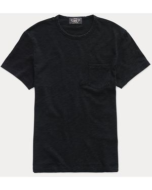 RRL Slub Pocket Tee - Black
