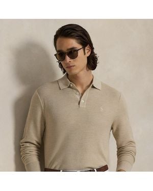 Ralph Lauren Jersey Técnico Con Cuello De Polo - Neutro