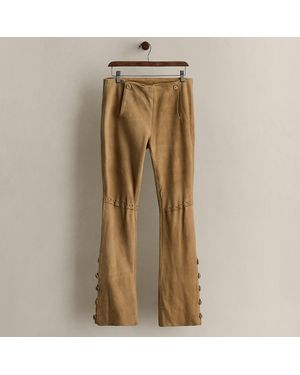 Ralph Lauren C. 2005 Leather Pant - Natural