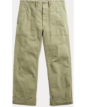 Ralph Lauren Herringbone Utility Trouser - Green