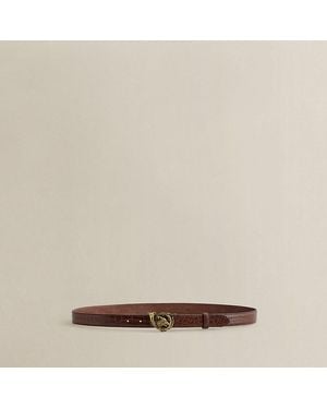 Ralph Lauren C. 2000 Alligator Belt - Brown