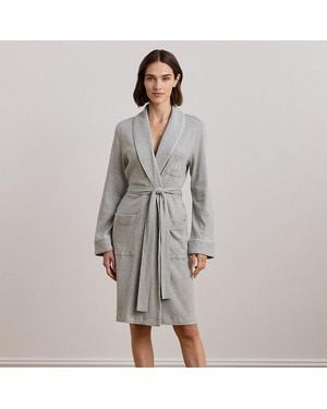Ralph Lauren Vestaglia sciallata e trapuntata - Grigio