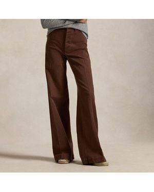 Ralph Lauren Beaton Stretch-Cotton Pants - Brown