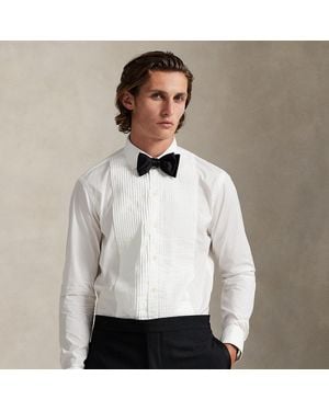 Ralph Lauren Classic Fit French Cuff Tuxedo Shirt - Grey