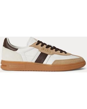 Polo Ralph Lauren Bedford Suede Trainer - Brown