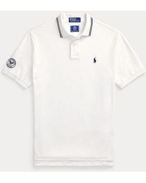 Polo Ralph Lauren Classic-Fit Stretch-Poloshirt Wimbledon - Weiß
