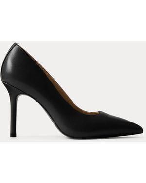 Ralph Lauren Lindella Ii Leather Pump - Black