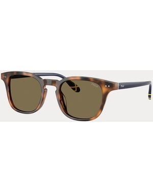 Polo Ralph Lauren Gafas De Sol Cuadradas Con Caballo Polo - Verde