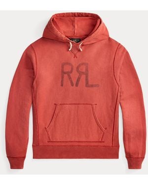 RRL Ranch Logo Hoodie - Red