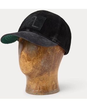 RRL Ruwe Suède Truckerpet - Zwart