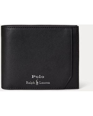 Polo Ralph Lauren Portafoglio 3 in 1 in pelle liscia - Nero