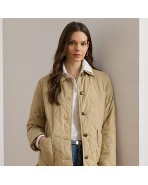 Ralph Lauren Onion-Quilted Jacket - Natural