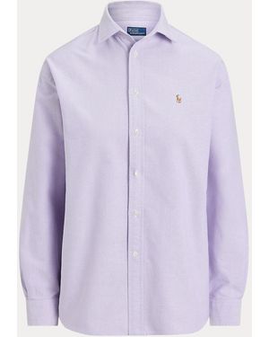 Polo Ralph Lauren Relaxed Fit Cotton Oxford Shirt - Purple