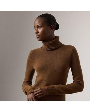 Ralph Lauren Kasjmier Trui Met Turtleneck - Bruin