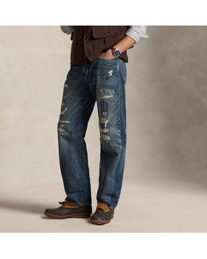 Ralph Lauren Vintage Classic Distressed Jeans - Blue