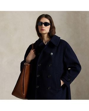 Polo Ralph Lauren Wollen Melton Zeemansjas - Blauw