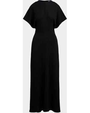 Polo Ralph Lauren Kleid Mit Fledermausärmeln - Schwarz