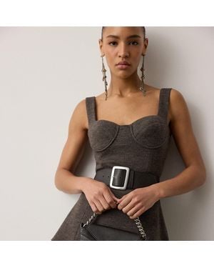 Ralph Lauren Fein Gemustertes Oberteil Mcintire - Schwarz