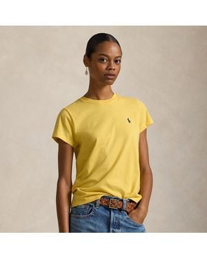 Polo Ralph Lauren Classic Fit Cotton Jersey Crewneck Tee - Yellow