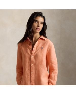 Polo Ralph Lauren Classic Fit Linen Shirt - Red