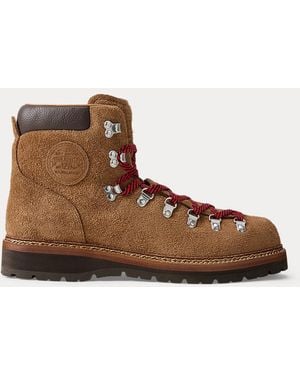 Ralph Lauren Scarponcini Alpine in camoscio - Marrone