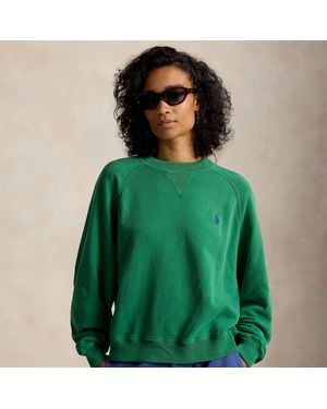 Polo Ralph Lauren Leichter Rundhalspullover Aus Fleece - Grün