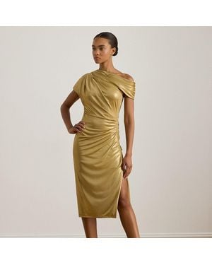 Ralph Lauren Abito metallizzato a spalle scoperte