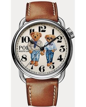 Polo Ralph Lauren 38Mm Ralph Lauren & Ricky Beach Polo Bear Watch - White