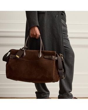 Ralph Lauren Bolsa De Viaje Bedford De Ante - Marrón