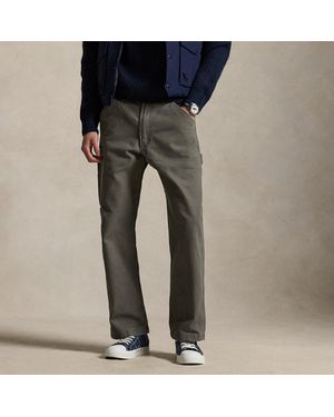 Polo Ralph Lauren Segeltuch-Hose Im Polo-Dungaree-Fit - Grau