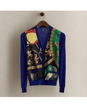 Ralph Lauren Vintage Print Cardigan - Blue