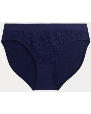 Ralph Lauren Floral Bikini Brief - Blue