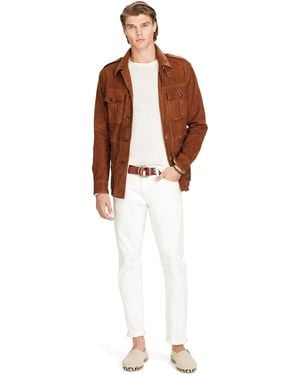 Polo Ralph Lauren Suede Safari Jacket - Brown