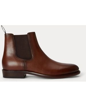 Polo Ralph Lauren Chelsea-Stiefel Owen Aus Leder - Braun
