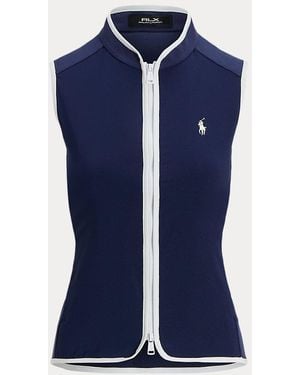 Ralph Lauren French Terry Full-Zip Gilet - Blue