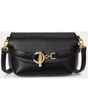 Ralph Lauren Kleine Umhängetasche Blaike Aus Leder - Schwarz