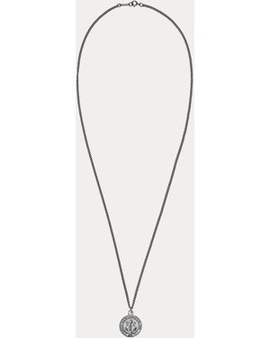 Ralph Lauren Nautical Brass Pendant - Grey