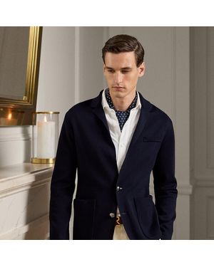 Ralph Lauren Wool Blazer Cardigan - Blue