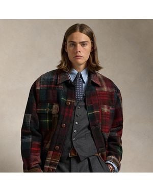 Ralph Lauren Giacca patchwork scozzese in lana - Multicolore