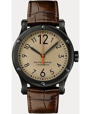 Ralph Lauren 39 Mm Chronometer Steel - Green