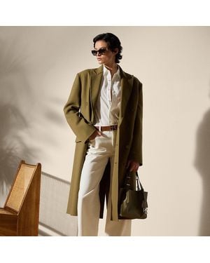 Ralph Lauren Adalaide Double-Faced Wool-Cashmere Coat - Natural